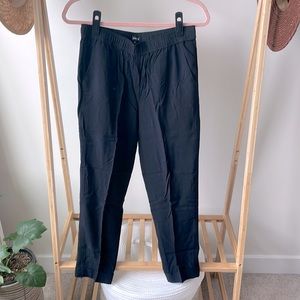 Madewell flowy cuffed joggers, size S, Black